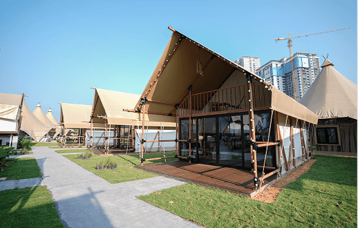 Glamping stay at Starvalley